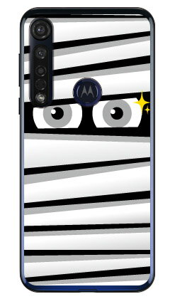 ミイラくん ホワイト （ソフトTPUクリア） moto g8 plus XT2019 MVNOスマホ（SIMフリー端末） YESNO mvno simフリー 携帯 motog8plus モトローラ スマホ moto g8 plus xt2019 moto g8 plus ケース moto g8 plus カバー モトローラ moto g8 plus 送料無料(2)