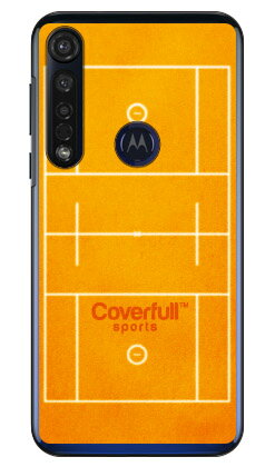 男子ラクロスコート オレンジ (クリア) moto g8 plus XT2019 MVNOスマホ(SIMフリー端末) Coverfull..