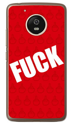 Cf LTD FUCK（ファック） 小 レッド （クリア） Moto G5 XT1676 MVNOスマホ（SIMフリー端末） Coverfull moto g5 ケース moto g5 カバー motog5 ケース motog5 カバー モト g5 ケース モト g5 カバー モトg5ケース モトg5カバー 送料無料