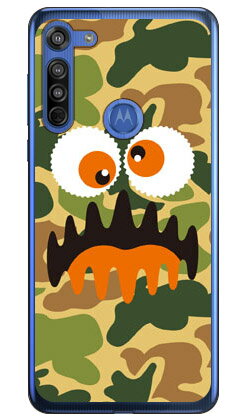 ワンダーモンスター ハンターカモ （ソフトTPUクリア） moto g8 XT2045 MVNOスマホ（SIMフリー端末） YESNO ソフトケース moto g8 ケース moto g8 カバー モトg8 ケース モトg8 カバー モトジー8 ケース モトジー8 カバー motog8 送料無料