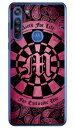Cf LTD ダーツ イニシャル ピンク M (クリア) moto g8 XT2045 MVNOスマホ(SIMフリー端末) Coverfull スマホケース ハードケース moto g8 ケース moto g8 カバー モトg8 ケース モトg8 カバー モトジー8 ケース モトジー8 カバー motog8 送料無料(2)