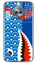 シャーク 鯉のぼり ブルー (クリア) Moto X4 XT1900 MVNOスマホ(SIMフリー端末) YESNO moto x4 ケース moto x4 カ...
