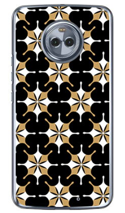 MHAK 「SUN」 ブラック×ベージュ （クリア） Moto X4 XT1900 MVNOスマホ（SIMフリー端末） SECOND SKIN moto x4 ケース moto x4 カバー motox4 ケース motox4 カバー モト x4 ケース モト x4 カバー モトx4ケース モトx4カバー 送料無料