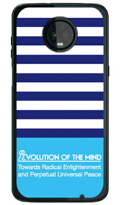 Panel border ブルー×シアン (ソフトTPUクリア) design by ROTM Moto Z3 Play XT1929 MVNOスマホ(SIMフリー端末) SECOND SKIN moto z3 play ケース moto z3 play カバー motoz3play ケース motoz3play カバー モトz3play ケース 送料無料