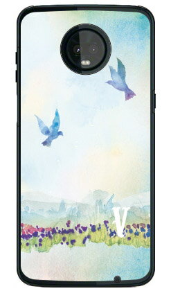 Cf LTD バード イニシャル V (クリア) Moto Z3 Play XT1929 MVNOスマホ(SIMフリー端末) Coverfull moto z3 play ケース moto z3 play カバー motoz3play ケース motoz3play カバー モトz3play ケース モトz3play カバー モトz3プレイ ケース 送料無料