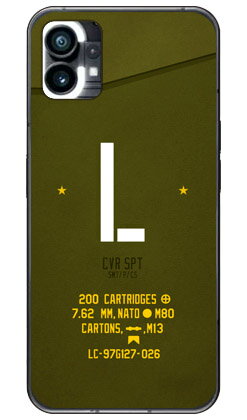 Cf LTD ミリタリー イニシャル アルファベット L カーキ （ハードケース） Nothing Phone 1 Coverfullnothing phone 1 ケース nothing phone(1) nothing phone 本体 保護 nothing phone ケース nothing phone1 ケース nothing phone ハードケース nothing 送料無料