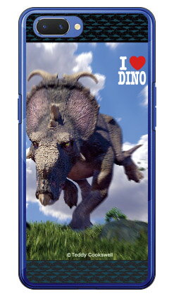 Dinosaur Design 恐竜デザインシリーズ 「パキリノサウルス」 （クリア） OPPO R15 Neo MVNOスマホ（SIMフリー端末） oppo スマホ oppo スマートフォン oppo スマホケース oppo スマホカバー オッポ スマホケース オッポ 送料無料