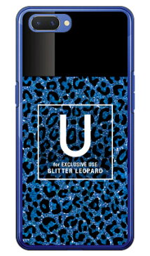 【送料無料】 Cf LTD ヒョウ柄 ネイルボトル イニシャル U ブルー (クリア) / for OPPO R15 Neo/MVNOスマホ(SIMフリー端末) 【Coverfull】oppo スマホ oppo スマートフォン oppo スマホケース oppo スマホカバー オッポ スマホケース オッポ スマホカバー