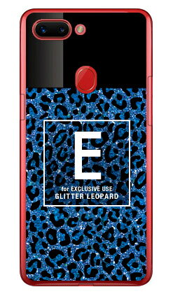 Cf LTD ヒョウ柄 ネイルボトル イニシャル E ブルー （クリア） OPPO R15 Pro MVNOスマホ（SIMフリー端末） Coverfull oppo スマホ oppo スマートフォン oppo スマホケース oppo スマホカバー オッポ スマホケース オッポ スマホカバー 送料無料