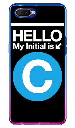 樂天商城 - Cf LTD サブウェイイニシャル C サックスブルー （クリア） OPPO R17 Neo MVNOスマホ（SIMフリー端末） Coverfull oppo スマホ oppo スマートフォン oppo スマホケース oppo スマホカバー オッポ スマホケース オッポ スマホカバー 送料無料
