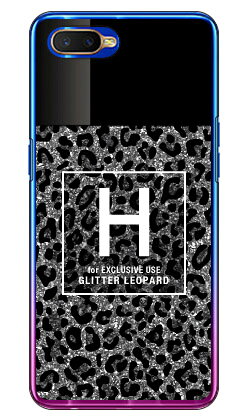 乐天商城 - Cf LTD ヒョウ柄 ネイルボトル イニシャル H グレー （クリア） OPPO R17 Neo MVNOスマホ（SIMフリー端末） Coverfull oppo スマホ oppo スマートフォン oppo スマホケース oppo スマホカバー オッポ スマホケース オッポ スマホカバー 送料無料