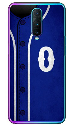 Cf LTD ベースボール イニシャル ブルー O (クリア) OPPO R17 Pro MVNOスマホ(SIMフリー端末) Coverfull oppo スマホ oppo スマートフォン oppo スマホケース oppo スマホカバー オッポ スマホケース オッポ スマホカバー フランスメーカー 送料無料