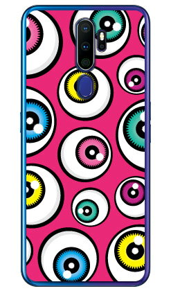 アイズ ピンク （クリア） OPPO A5 2020 MVNOスマホ（SIMフリー端末）・楽天モバイル YESNO oppo スマホ oppo スマートフォン oppo スマホケース oppo スマホカバー オッポ スマホケース オッポ スマホカバー フランスメーカー OPPO 送料無料