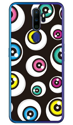 アイズ ブラック （クリア） OPPO A5 2020 MVNOスマホ（SIMフリー端末）・楽天モバイル YESNO oppo スマホ oppo スマートフォン oppo スマホケース oppo スマホカバー オッポ スマホケース オッポ スマホカバー フランスメーカー OPPO 送料無料