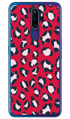 樂天商城 - Leopard レッド （ソフトTPUクリア） design by ROTM OPPO A5 2020 MVNOスマホ（SIMフリー端末）・楽天モバイル SECOND SKIN oppo スマホ oppo スマートフォン oppo スマホケース oppo スマホカバー オッポ スマホケース オッポ スマホカバー 送料無料