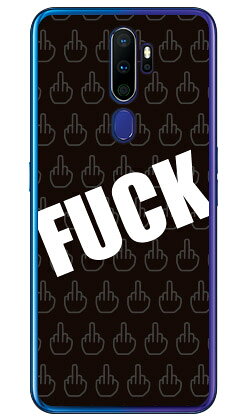 樂天商城 - Cf LTD FUCK（ファック） 小 ブラック （クリア） OPPO A5 2020 MVNOスマホ（SIMフリー端末）・楽天モバイル Coverfull oppo スマホ oppo スマートフォン oppo スマホケース oppo スマホカバー オッポ スマホケース オッポ フランスメーカー OPPO 送料無料