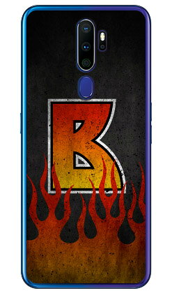 Cf LTD ファイア イニシャル B （クリア） OPPO A5 2020 MVNOスマホ（SIMフリー端末）・楽天モバイル Coverfull oppo スマホ oppo スマートフォン oppo スマホケース oppo スマホカバー オッポ スマホケース オッポ フランスメーカー OPPO 送料無料