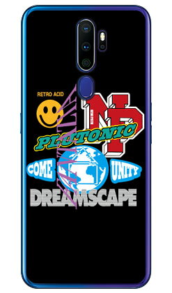 NEW PATH 「STICKERS REWORK （ブラック）」 （クリア） OPPO A5 2020 MVNOスマホ（SIMフリー端末）・楽天モバイル SECOND SKIN oppo スマホ oppo スマートフォン oppo スマホケース oppo スマホカバー オッポ スマホケース オッポ スマホカバー 送料無料
