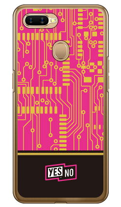 樂天商城 - エレクトロボード ピンク （クリア） OPPO AX7 MVNOスマホ（SIMフリー端末） YESNO ハードケース oppo スマホ oppo スマートフォン oppo スマホケース oppo スマホカバー オッポ スマホケース オッポ スマホカバー フランスメーカー OPPO 送料無料