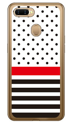 Rakuten - ドット ボーダー ホワイト （ソフトTPUクリア） OPPO AX7 MVNOスマホ（SIMフリー端末） SECOND SKIN oppo スマホ oppo スマートフォン oppo スマホケース oppo スマホカバー オッポ スマホケース オッポ スマホカバー フランスメーカー OPPO 送料無料