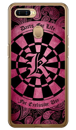 Cf LTD ダーツ イニシャル ピンク K （クリア） OPPO AX7 MVNOスマホ（SIMフリー端末） Coverfull oppo スマホ oppo スマートフォン oppo スマホケース oppo スマホカバー オッポ スマホケース オッポ スマホカバー フランスメーカー OPPO 送料無料