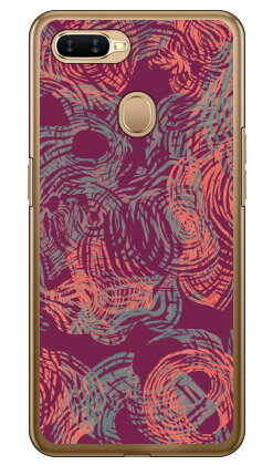 【送料無料】 テクスチャフリーク ワインレッド （クリア） / for OPPO AX7/MVNOスマホ（SIMフリー端末） 【Coverfull】oppo スマホ oppo スマートフォン oppo スマホケース oppo スマホカバー オッポ スマホケース オッポ スマホカバー フランスメーカー OPPO