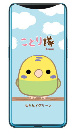 樂天商城 - ことり隊シリーズ セキセイグリーン （クリア） Find X MVNOスマホ（SIMフリー端末） ハードケース find x スマホ find x スマートフォン find x スマホケース find x スマホカバー ファインドX スマホケース ファインドX スマホカバー 送料無料