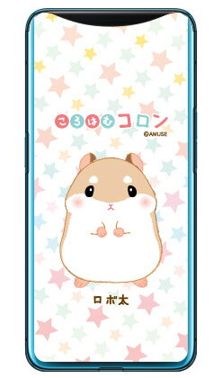 ころはむコロンシリーズ ロボ太 （クリア） Find X MVNOスマホ（SIMフリー端末） ハードケース find x スマホ find x スマートフォン f..