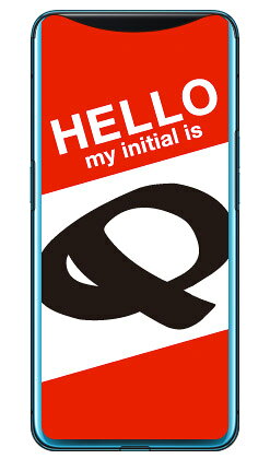 乐天商城 - Cf LTD ハローイニシャル Q レッド （クリア） Find X MVNOスマホ（SIMフリー端末） Coverfull find x スマホ find x スマートフォン find x スマホケース find x スマホカバー ファインドX スマホケース ファインドX スマホカバー 送料無料
