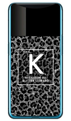 樂天商城 - Cf LTD ヒョウ柄 ネイルボトル イニシャル K グレー （クリア） Find X MVNOスマホ（SIMフリー端末） Coverfull find x スマホ find x スマートフォン find x スマホケース find x スマホカバー ファインドX スマホケース ファインドX 送料無料