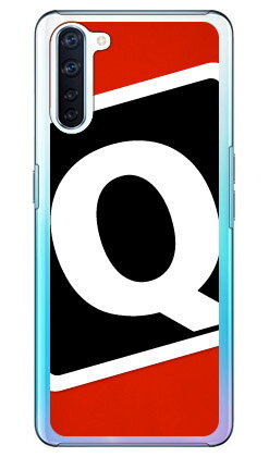 樂天商城 - Cf LTD キャンプ イニシャル レッド×ブラック Q （クリア） OPPO Reno3 A MVNOスマホ（SIMフリー端末）・Y!mobile・楽天モバイル Coverfull oppo スマホ oppo スマートフォン oppo スマホケース oppo スマホカバー オッポ スマホケース オッポ 送料無料