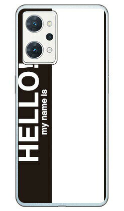 Hello my name is ブラック （ソフトケース） OPPO Reno9 A CPH2523・A301OP SECOND SKIN oppo Reno9 a ケース OPPO Reno9 A SIMフリー OPPO Reno9 A カバー OPPOE Reno9 A ケース おしゃれ oppo reno9 a ケース oppo reno9 a カバー oppo reno9 a 本体 保護 送料無料★