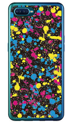 スプラット CMYK （ソフトTPUクリア） OPPO Reno A MVNOスマホ（SIMフリー端末） SECOND SKIN oppo スマホ oppo スマートフォン oppo スマホケース oppo スマホカバー オッポ スマホケース オッポ スマホカバー フランスメーカー OPPO 送料無料
