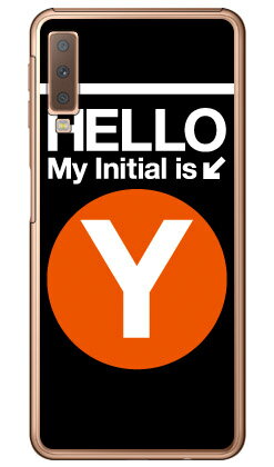 Cf LTD サブウェイイニシャル Y オレンジ （クリア） Galaxy A7 MVNOスマホ（SIMフリー端末）・楽天モバイル Coverfull galaxy a7 スマホ galaxy a7 スマートフォン galaxy a7 スマホケース galaxy a7 スマホカバー ギャラクシーA7 送料無料