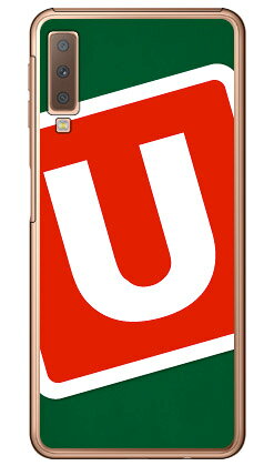 Rakuten - Cf LTD キャンプ イニシャル グリーン×レッド U （クリア） Galaxy A7 MVNOスマホ（SIMフリー端末）・楽天モバイル Coverfull galaxy a7 スマホ galaxy a7 スマートフォン galaxy a7 スマホケース galaxy a7 スマホカバー ギャラクシーA7 送料無料