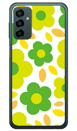 フラワーポップ ホワイト×グリーン (ソフトTPUクリア) Galaxy M23 5G SM-M236Q MVNOスマホ(SIMフリー端末) SECOND SKINgalaxy m23 5g sm-m236q スマホ galaxy m23 5g sm-m236q スマートフォン galaxy m23 5g sm-m236q galaxy m23 5g sm-m236q 送料無料