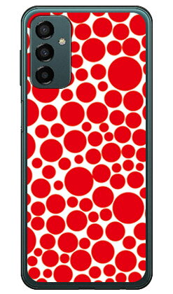 バブルドット ホワイト×レッド （ソフトTPUクリア） Galaxy M23 5G SM-M236Q MVNOスマホ（SIMフリー端末） SECOND SKIN ソフトケースgalaxy m23 5g sm-m236q スマホ galaxy m23 5g sm-m236q スマートフォン galaxy m23 5g sm-m236q galaxy m23 5g sm-m236q 送料無料