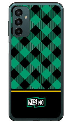 ブロックチェック グリーン （ソフトTPUクリア） Galaxy M23 5G SM-M236Q MVNOスマホ（SIMフリー端末） YESNO ソフトケースgalaxy m23 5g sm-m236q スマホ galaxy m23 5g sm-m236q スマートフォン galaxy m23 5g sm-m236q スマホケース galaxy m23 5g sm-m236q 送料無料