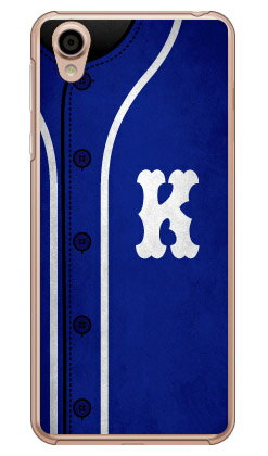 乐天商城 - Cf LTD ベースボール イニシャル ブルー K （クリア） Android One X4・AQUOS sense plus SH-M07 Y!mobile・MVNOスマホ（SIMフリー端末） Coverfull android one x4 ケース android one x4 カバー アンドロイドワンx4ケース 送料無料