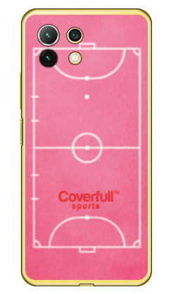 フットサルコート ピンク（クリア）Mi 11 Lite 5G M2101K9R MVNOスマホ（SIMフリー端末） Coverfull カバフル 平面 受注生産 mi 11 lite 5g m2101k9r スマホ mi 11 lite 5g m2101k9r スマートフォン mi 11 lite 5g m2101k9r スマホケース mi 11 lite 5g 送料無料