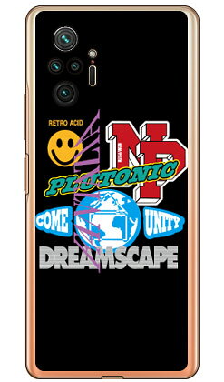 NEW PATH 「STICKERS REWORK （ブラック）」 （クリア） Redmi Note 10 Pro M2101K6R MVNOスマホ（SIMフリー端末） SECOND SKIN redmi note 10 pro m2101k6r スマホ redmi note 10 pro m2101k6r スマートフォン redmi note 10 pro 送料無料