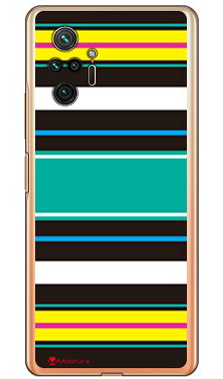 乐天商城 - Moisture Stripe ブラック （クリア） design by Moisture Redmi Note 10 Pro M2101K6R MVNOスマホ（SIMフリー端末） SECOND SKIN redmi note 10 pro m2101k6r スマホ redmi note 10 pro m2101k6r スマートフォン redmi note 10 pro 送料無料