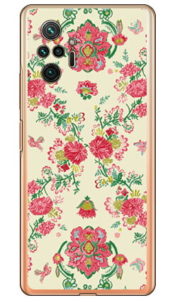 SINDEE 「Nation Flower」 （クリア） Redmi Note 10 Pro M2101K6R MVNOスマホ（SIMフリー端末） SECOND SKIN redmi note 10 pro m2101k6r スマホ redmi note 10 pro m2101k6r スマートフォン redmi note 10 pro m2101k6r スマホケース 送料無料