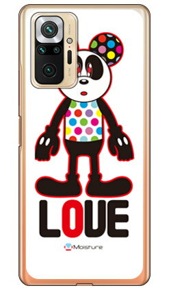 Love Panda （ソフトTPUクリア） design by Moisture Redmi Note 10 Pro M2101K6R MVNOスマホ（SIMフリー端末） SECOND SKIN redmi note 10 pro m2101k6r スマホ redmi note 10 pro m2101k6r スマートフォン redmi note 10 pro m2101k6r 送料無料