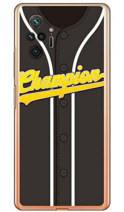 Cf LTD ベースボールユニフォーム ブラック×ホワイト （クリア） Redmi Note 10 Pro M2101K6R MVNOスマホ（SIMフリー端末） Coverfull redmi note 10 pro m2101k6r スマホ redmi note 10 pro m2101k6r スマートフォン redmi note 10 pro 送料無料