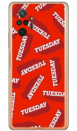 TUESDAY レッド （クリア） Redmi Note 10 Pro M2101K6R MVNOスマホ（SIMフリー端末） Coverfull redmi note 10 pro m2101k6r スマホ redmi note 10 pro m2101k6r スマートフォン redmi note 10 pro m2101k6r スマホケース redmi note 10 pro 送料無料