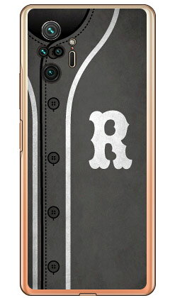 Rakuten - Cf LTD ベースボール イニシャル グレー R （クリア） Redmi Note 10 Pro M2101K6R MVNOスマホ（SIMフリー端末） Coverfull redmi note 10 pro m2101k6r スマホ redmi note 10 pro m2101k6r スマートフォン redmi note 10 pro m2101k6r 送料無料