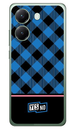 樂天商城 - ブロックチェック ブルーPOCO X7 Pro (ソフトTPU) YESNO ケース カバー スマホケース 送料無料 耐衝撃 プリント 保護 衝撃吸収