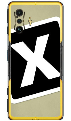 樂天商城 - Cf LTD キャンプ イニシャル ベージュ×ブラック X （クリア） POCO F4 GT MVNOスマホ（SIMフリー端末） Coverfullpoco f4 gt スマホ poco f4 gt スマートフォン poco f4 gt スマホケース poco f4 gt poco f4 gt スマホ poco f4 gt スマートフォン 送料無料
