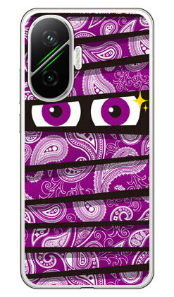 Rakuten - ミイラくん ペイズリーパープルPoco F7 (ソフトTPU) YESNO ケース カバー スマホケース 送料無料 耐衝撃 プリント 保護 衝撃吸収
